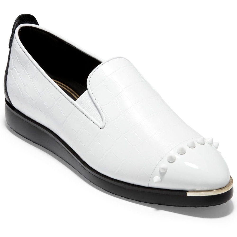 Cole Haan Grand Ambition Croc Spiked Sneakers - Picture 1 of 11